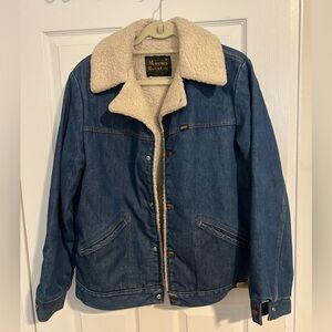 Men’s Vintage Denim Sherling lined Jacket